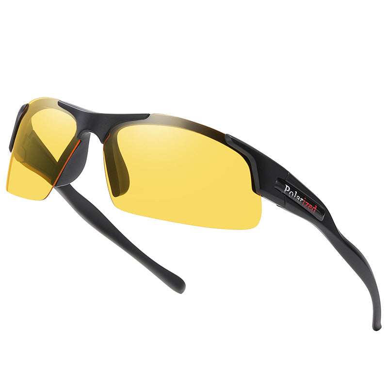 Wholesale Half-frame sports polarized sunglasses